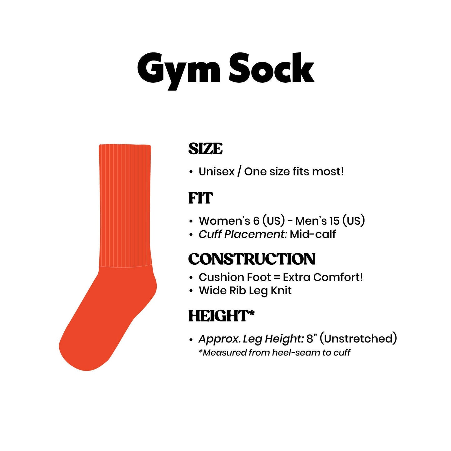 Do Not Disturb Gym Crew Socks