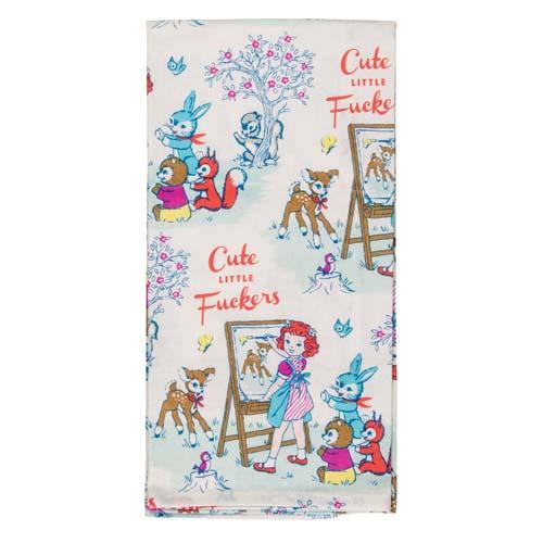 Cute Little Fuckers - Printed Dish Towel