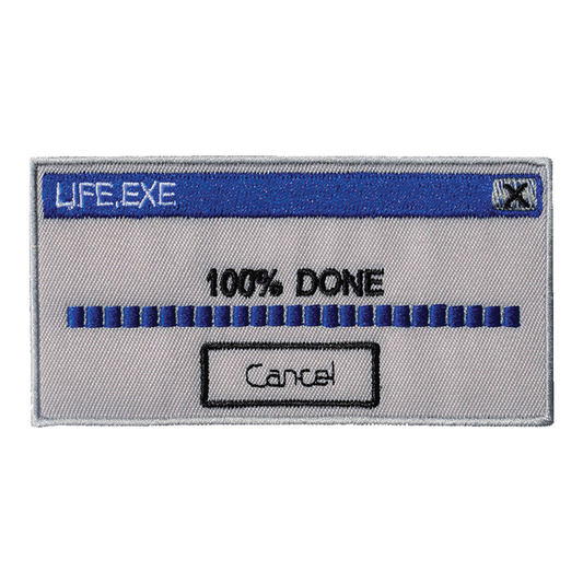 100% Done with Life (Iron-On Patch)