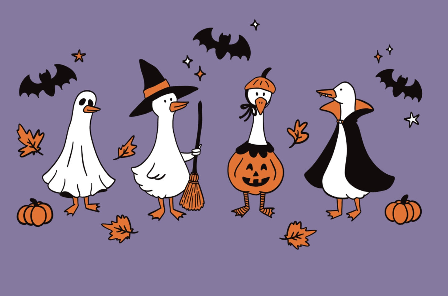 Halloween Trick Or Treat Costumes Silly Goose - Purple Sweatshirt