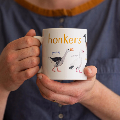 Honkers Bird Pun Geese Fowl Language Coffee or Tea Mug