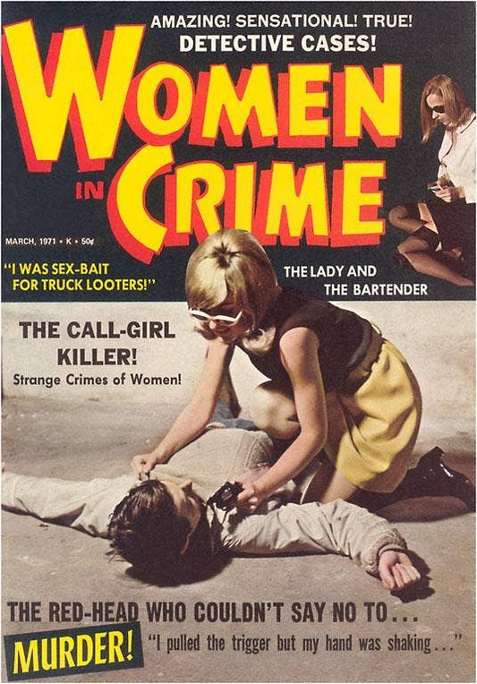 Postcard PP-09 Women in Crime