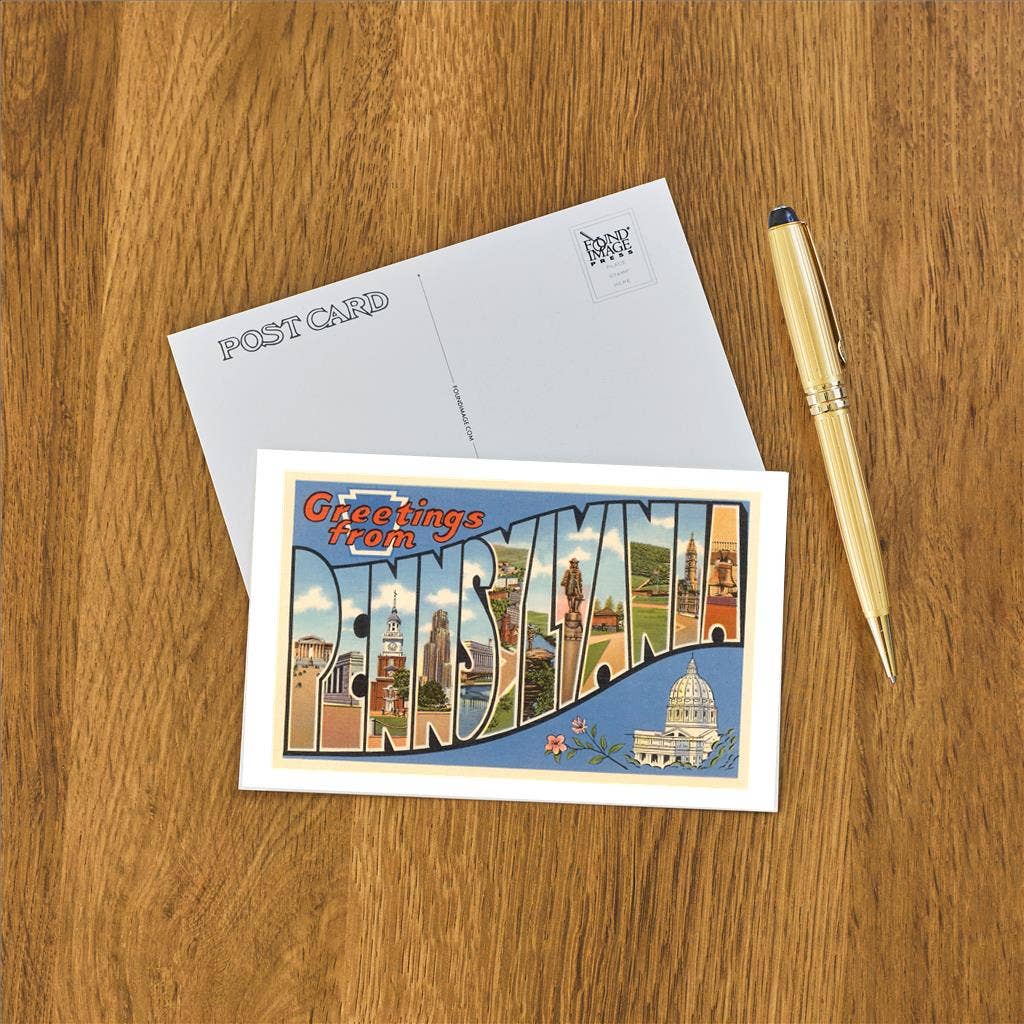 Postcard PA-313 Greetings from Pennsylvania