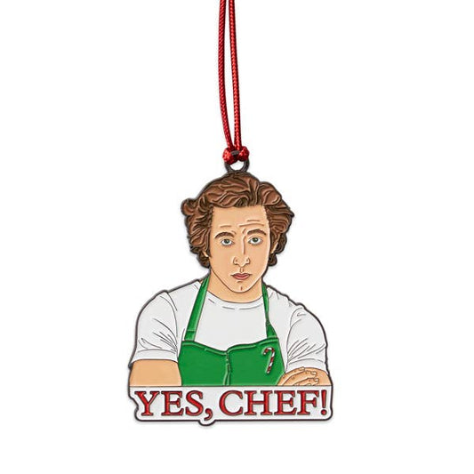 Yes, Chef! Enamel Holiday Ornament