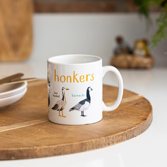Honkers Bird Pun Geese Fowl Language Coffee or Tea Mug