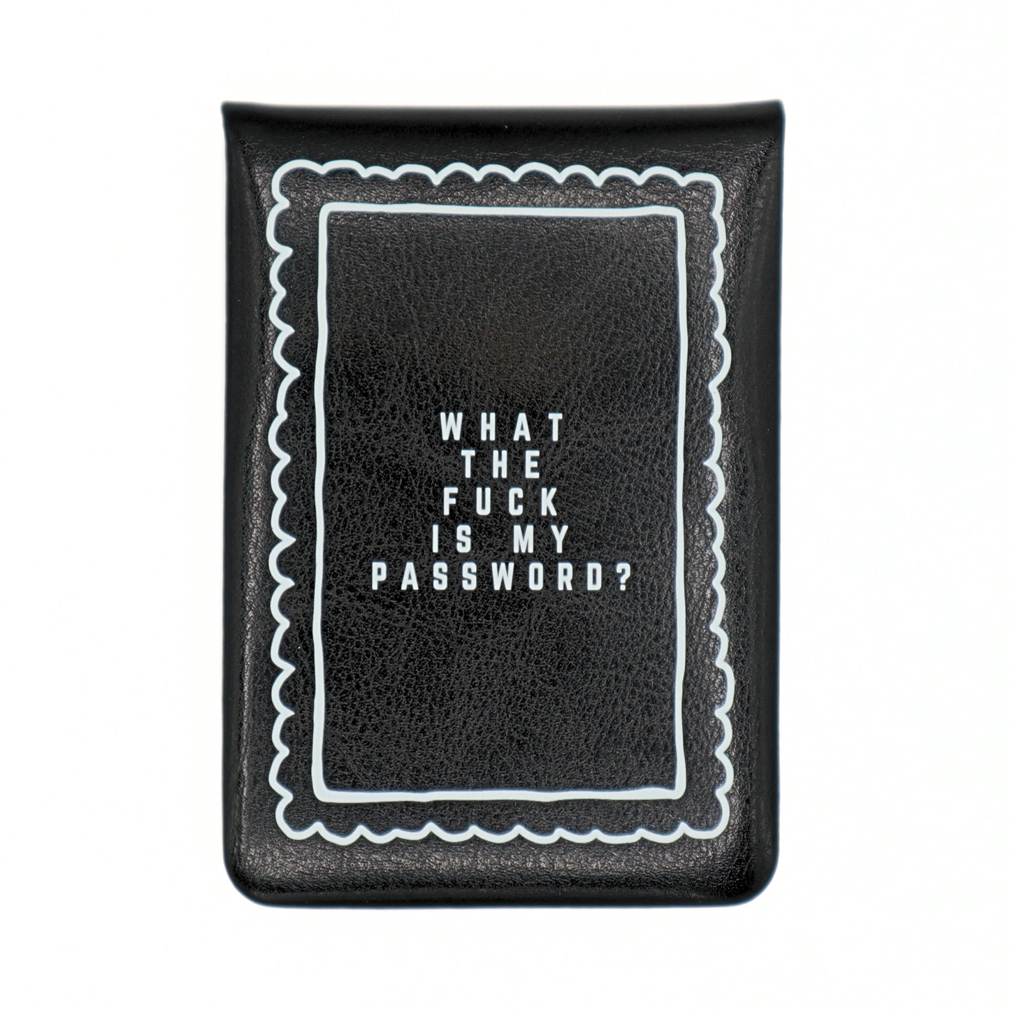 Leatherette Pocket Journal What The Fuck Is My Password