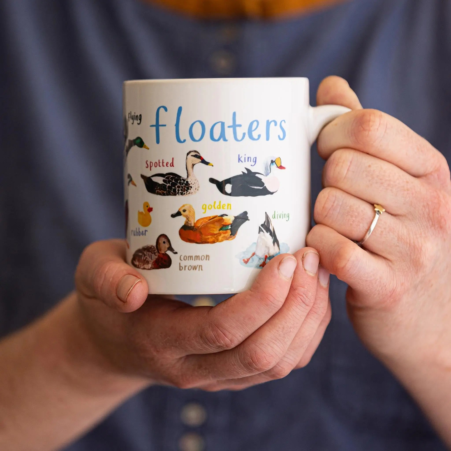 Floaters Bird Pun Duck Fowl Language Coffee or Tea Mug