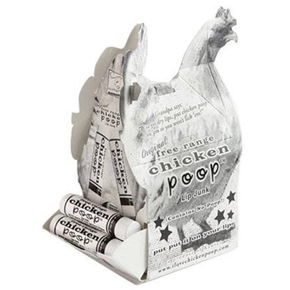 Chicken Poop® ORIGINAL Lip Balm, All Natural 24ct. CHICKEN