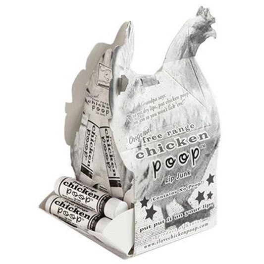 Chicken Poop® ORIGINAL Lip Balm, All Natural 24ct. CHICKEN