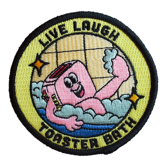 Live, Laugh, Toaster Bath (Iron-On Patch)