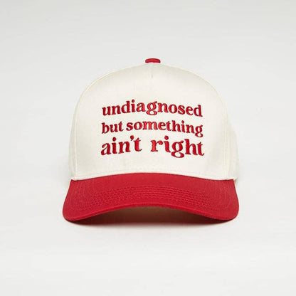 2-Tone Cap - Undiagnosed But Something Ain't Right Red/Beige