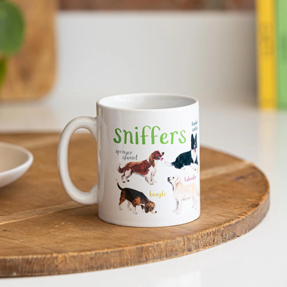 Sniffers Dog Pun Animal / Pet Lover Coffee or Tea Mug