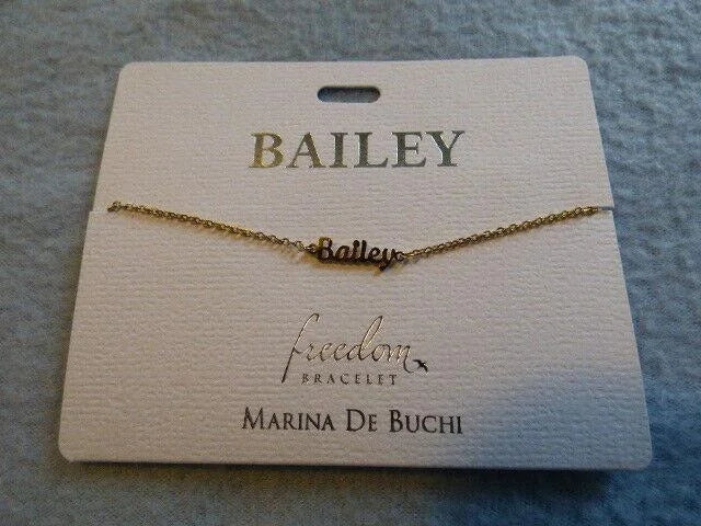 Personalized Freedom "Bailey" Marina de Buchi Bracelet
