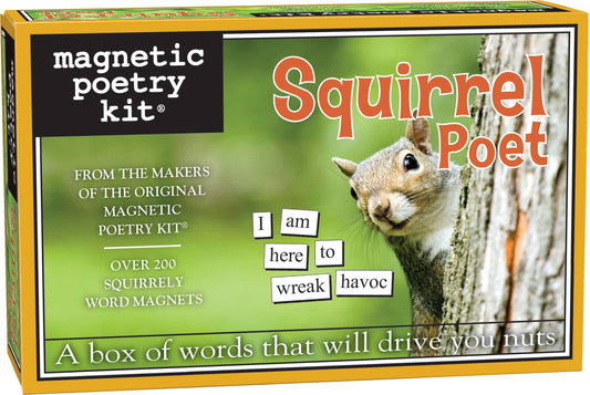 Squirrel Poet Magnetic Poetry Kit