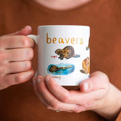 Beavers Pun Animal & Nature Lovers Funny Coffee or Tea Mug