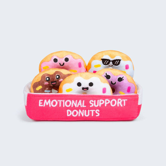Emotional Support Donuts – Set of 5 Donuts with Sprinkles