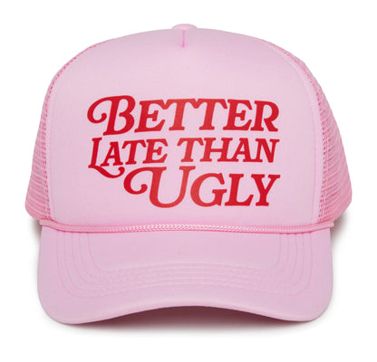 Foam Trucker - Better Late Than Ugly (Light Pink)