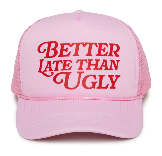 Foam Trucker - Better Late Than Ugly (Light Pink)