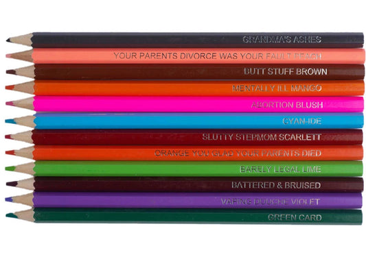 Offensive Colored Pencils