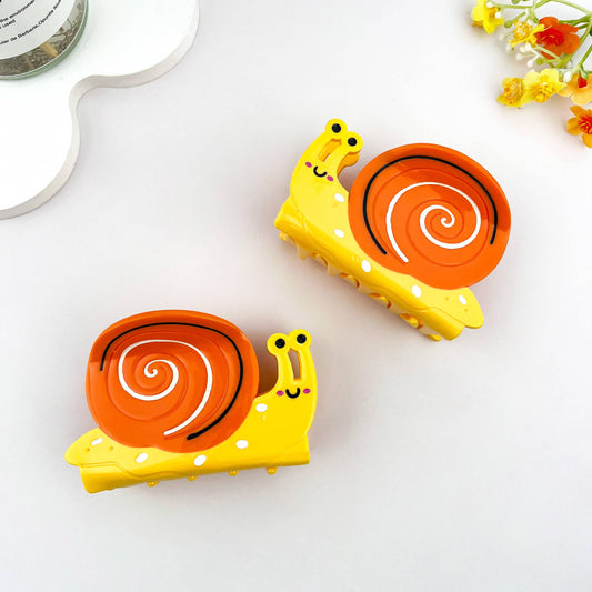 Slow-Paced Cute Snail Animal Acetate Hair Claw Clip