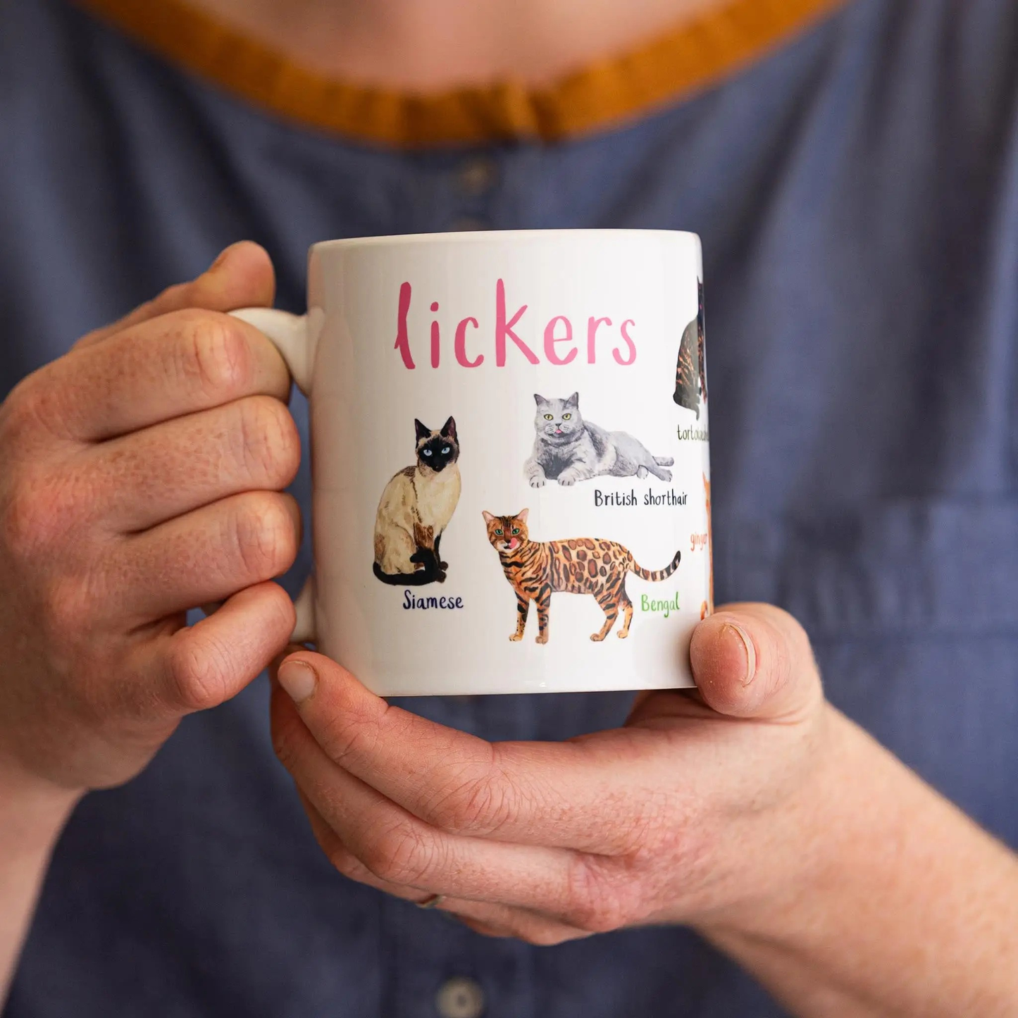 Lickers Cat Pun Animal / Pet Lover Coffee or Tea Mug