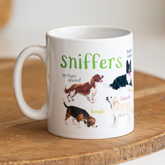 Sniffers Dog Pun Animal / Pet Lover Coffee or Tea Mug