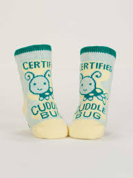 Certified Cuddle Bug / I Bet I Can Make Us Both Cry - Baby Socks