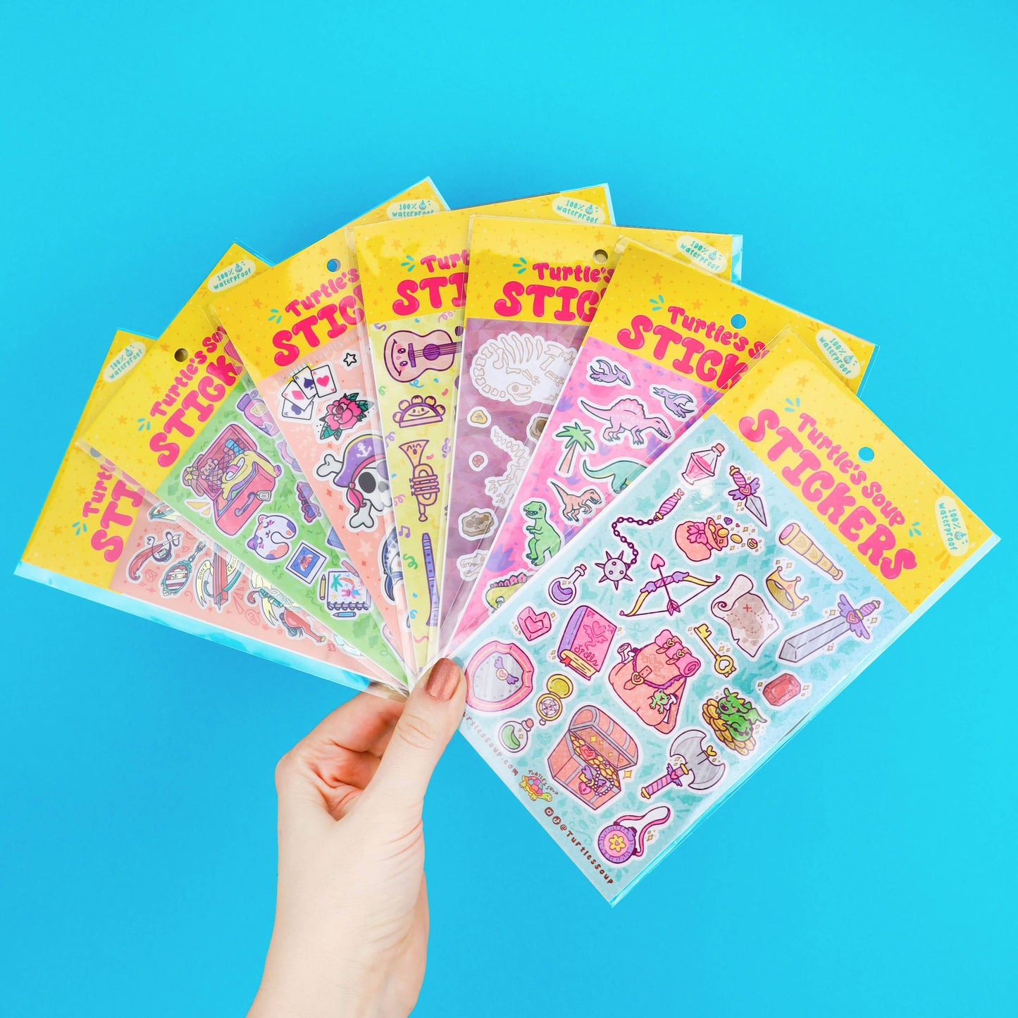 Dinosaurs Prehistoric Jurassic Vinyl Sticker Sheet