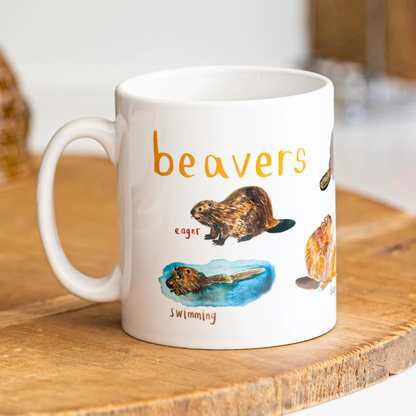 Beavers Pun Animal & Nature Lovers Funny Coffee or Tea Mug