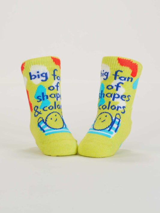 Big Fan Of Shapes & Colors / Cool If I Throw Up On You - Baby Socks