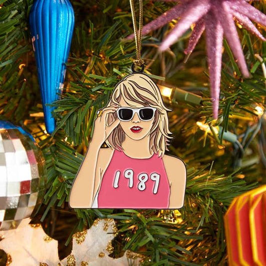 Pop Star Enamel Holiday Ornament