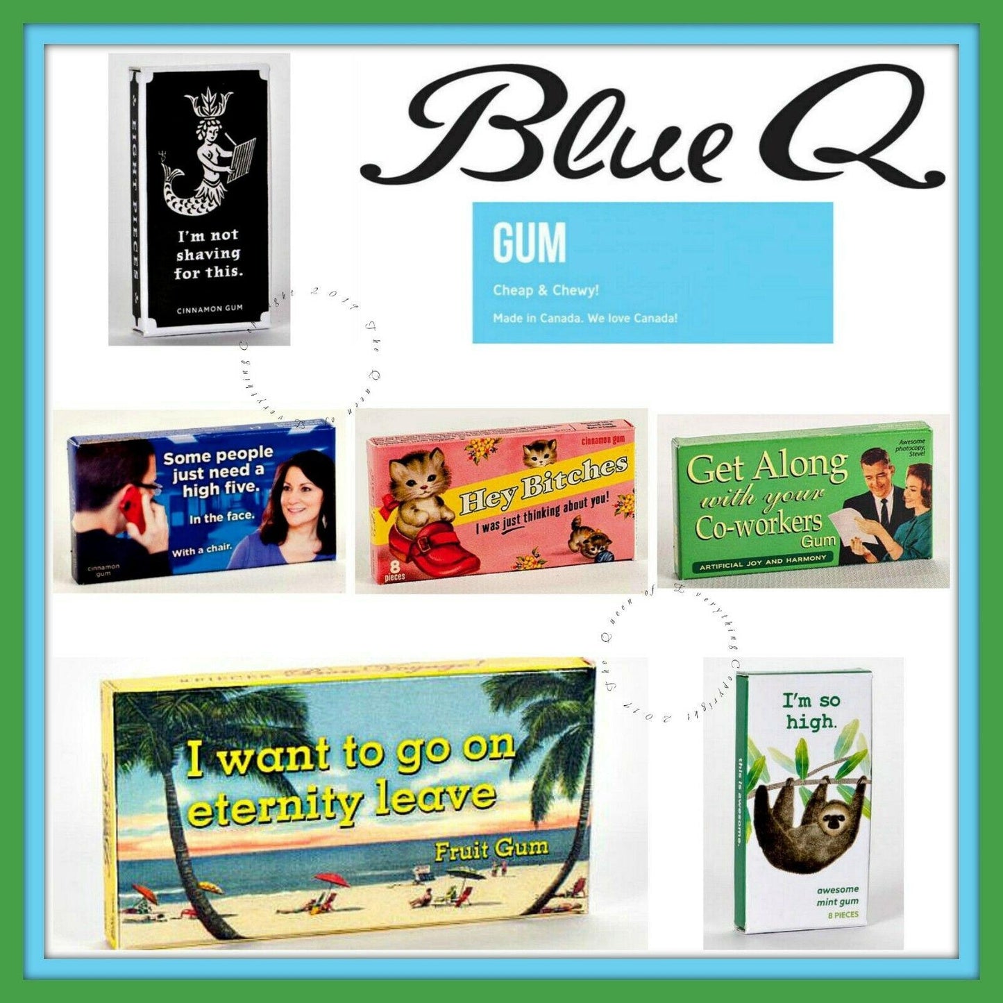 Motherfucker Better Card Me! Gum