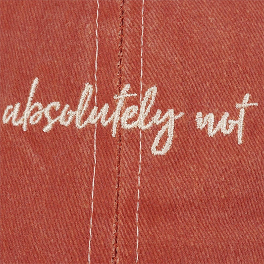 Absolutely Not Baseball Cap