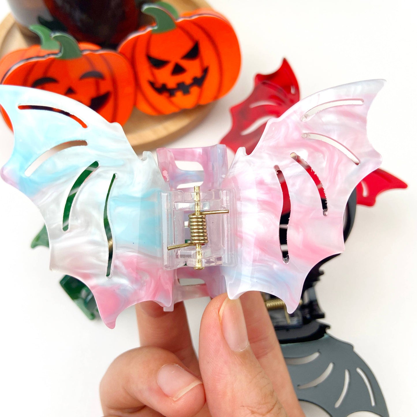 Halloween costume lovely bat hair clip