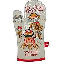 Boss Kitty Cookin' Up A Storm - Oven Mitt