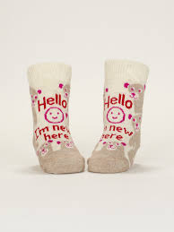 Hello I'm New Here / Have You Tried Screaming - Baby Socks
