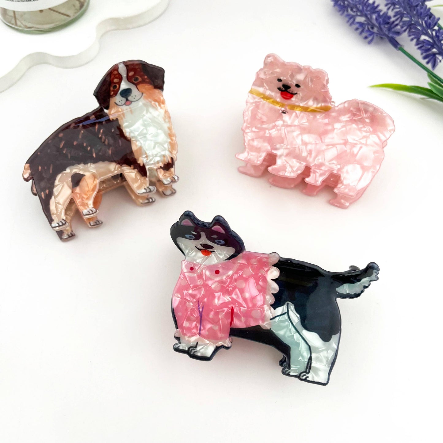 Creative Cartoon Puppy Hair Claw Clip