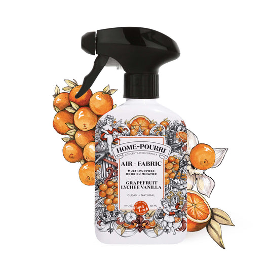 Home~Pourri Air + Fabric Grapefruit Lychee Vanilla 11oz