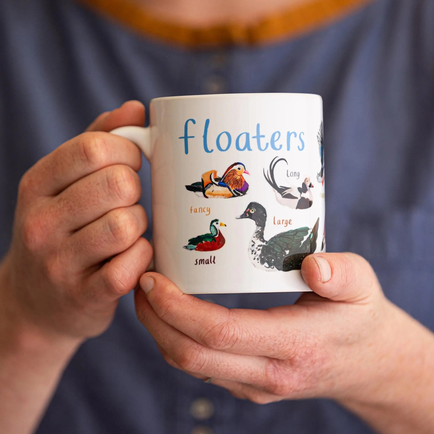 Floaters Bird Pun Duck Fowl Language Coffee or Tea Mug
