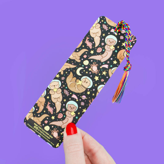 Reading Is Otter This World Funny Animal Pun Bookmark