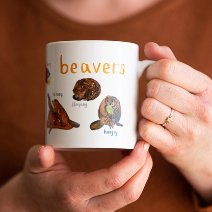Beavers Pun Animal & Nature Lovers Funny Coffee or Tea Mug