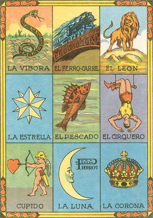 Postcard MX-434 Mexican Loteria Cards