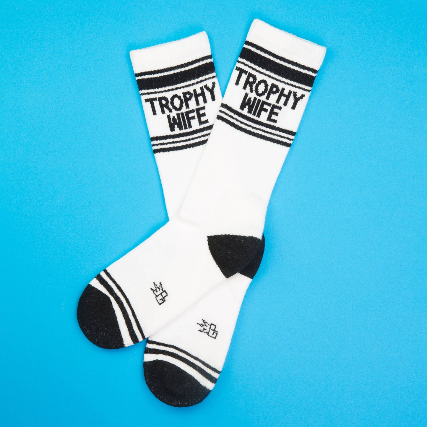 Trophy Wife Gym Crew Socks - Bachelorette Gift