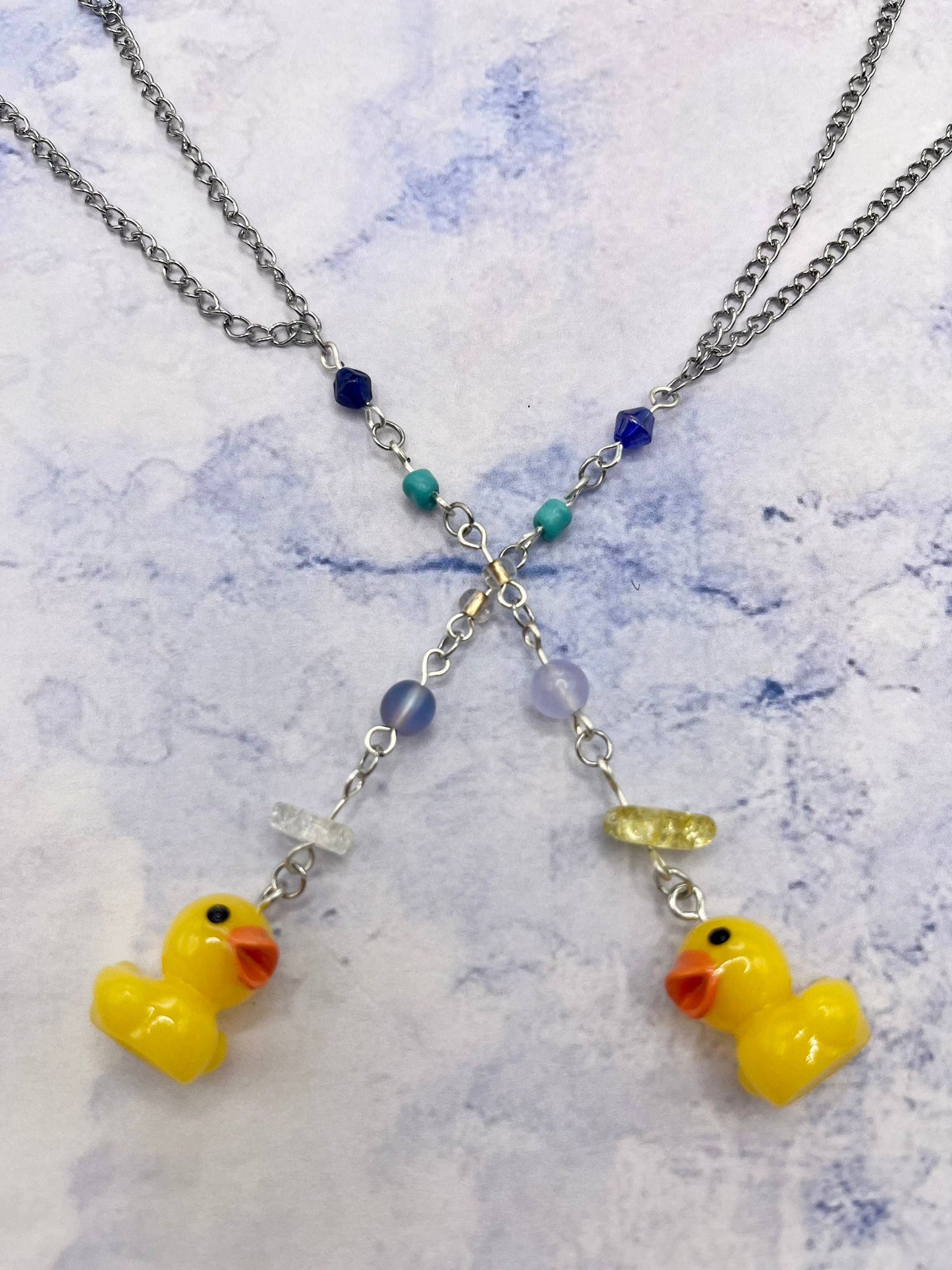 Eugene | Rubber Duck Car Charm | Rearview Mirror Accessory | Car Mirror Companion | Car Decoration | Vehicle Interior Accessory