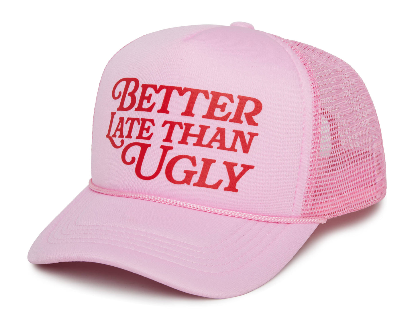 Foam Trucker - Better Late Than Ugly (Light Pink)