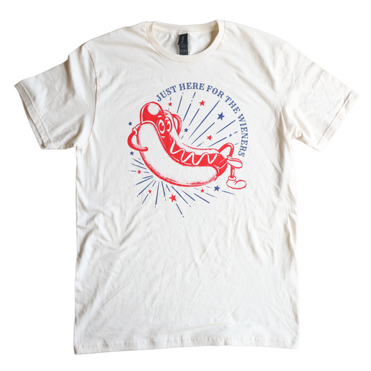 Here For The Wieners T-Shirt