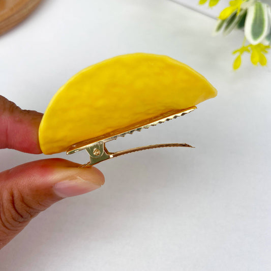 Imitation potato chip hair duckbill