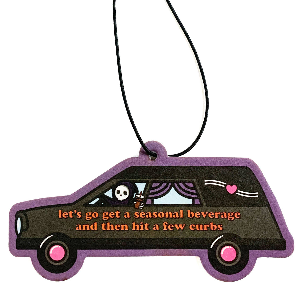 Grim Reaper Coffee Hit Curbs Pumpkin Spice Air Freshener – The Silly ...
