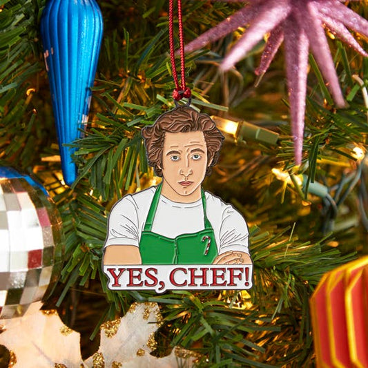 Yes, Chef! Enamel Holiday Ornament