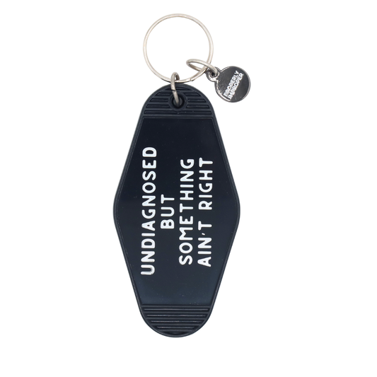 Something Ain't Right Motel Keychain